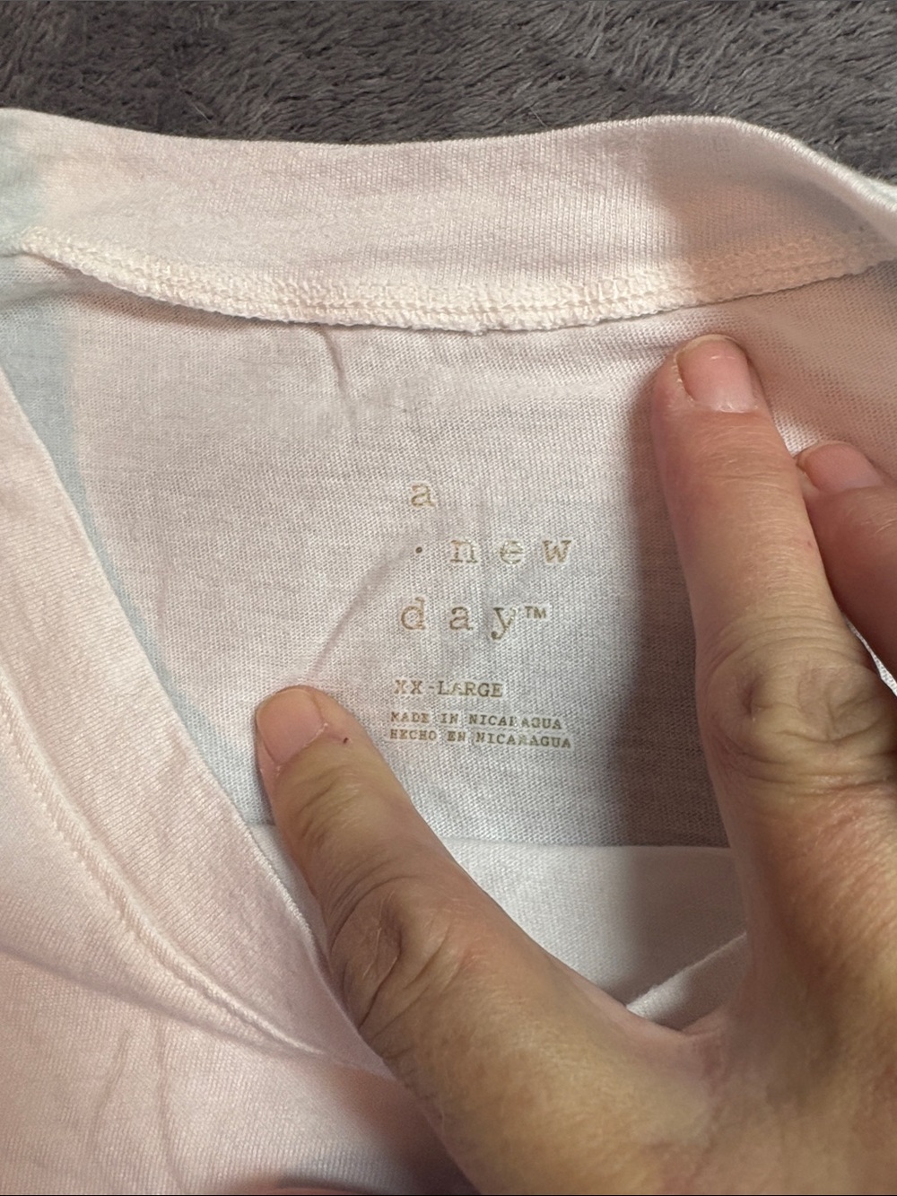 a new day Light Pink Scoop Neck Tee